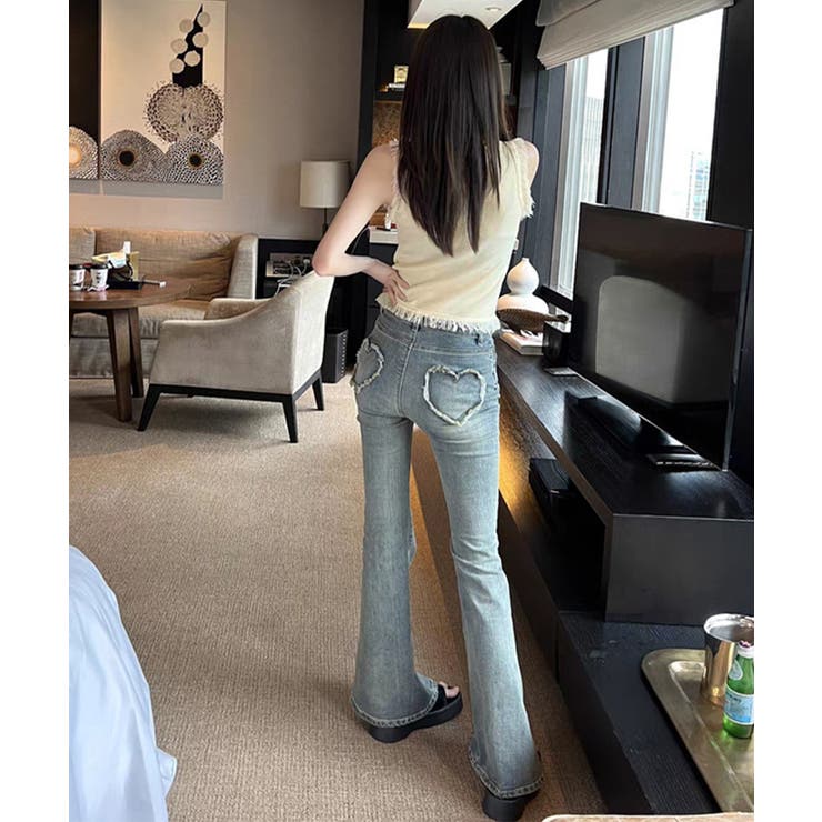 ベスト レディース フリンジ ボタン飾り | Miniministore | 詳細画像9 