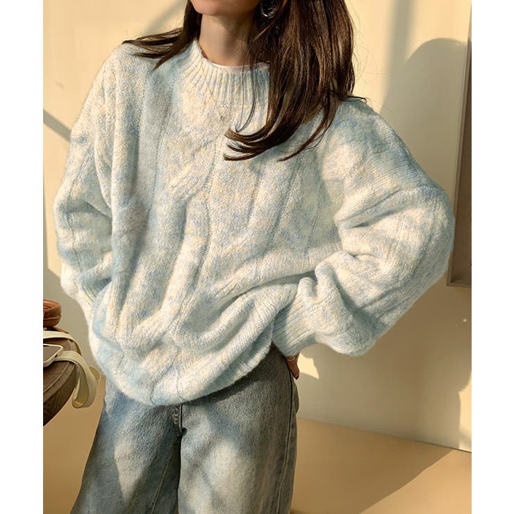 ニットセーター 編み レディース 韓国風 | Miniministore | 詳細画像5 