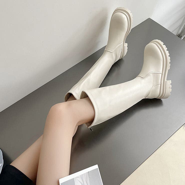 ロングブーツ 厚底ブーツ レディース韓国 | Miniministore | 詳細画像8 