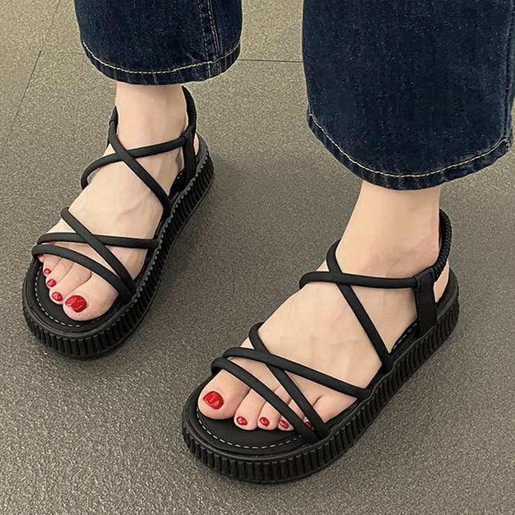 厚底サンダル ストラップサンダル 夏 | Miniministore | 詳細画像6 
