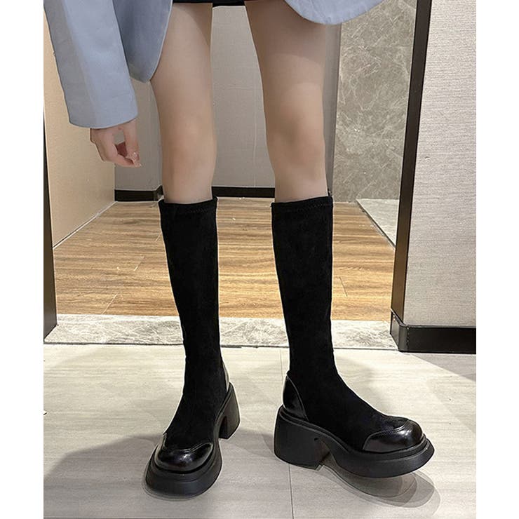 厚底ブーツ ニーハイブーツ ロングブーツ | Miniministore | 詳細画像3 