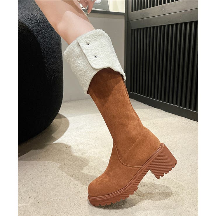 ニーハイブーツ ロングブーツ スエード調 | Miniministore | 詳細画像21 