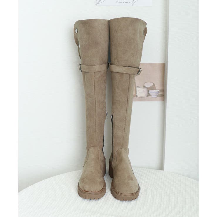 ニーハイブーツ ロングブーツ スエード調 | Miniministore | 詳細画像28 