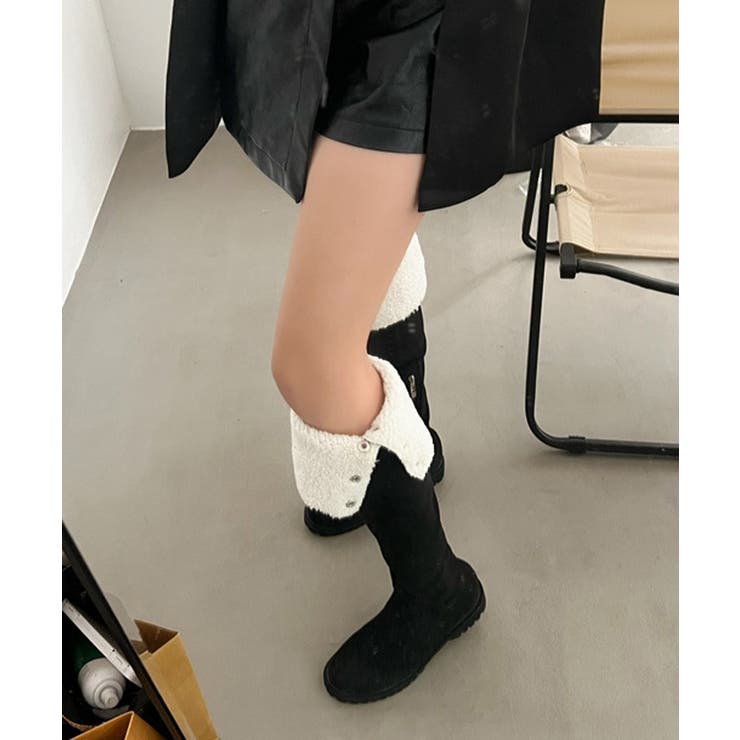 ニーハイブーツ ロングブーツ スエード調 | Miniministore | 詳細画像7 