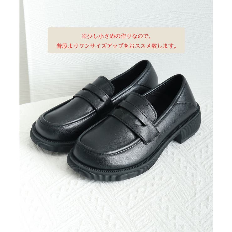 ローファー レディース PU ローヒール | Miniministore | 詳細画像21 