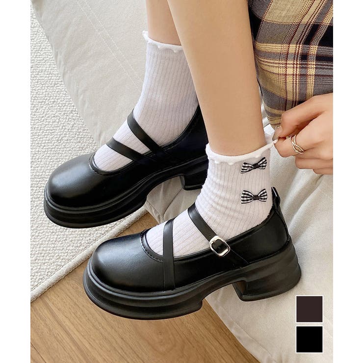 厚底ローファー レディース 美脚 | Miniministore | 詳細画像1 