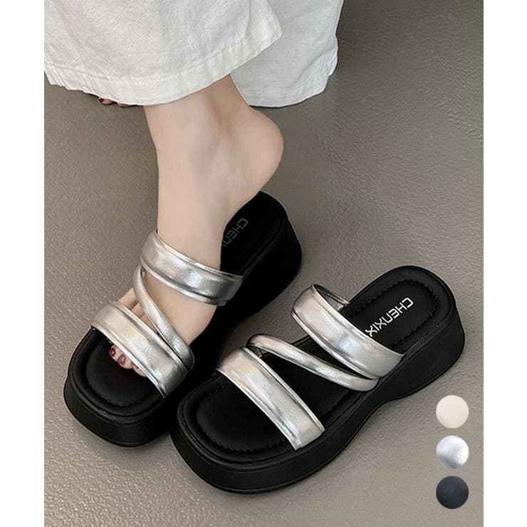 厚底サンダル スリッパサンダル 夏 | Miniministore | 詳細画像1 