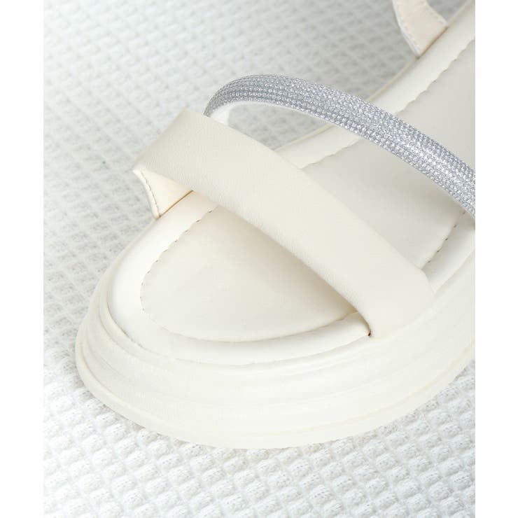 厚底サンダル ラインストーン レディース | Miniministore | 詳細画像17 