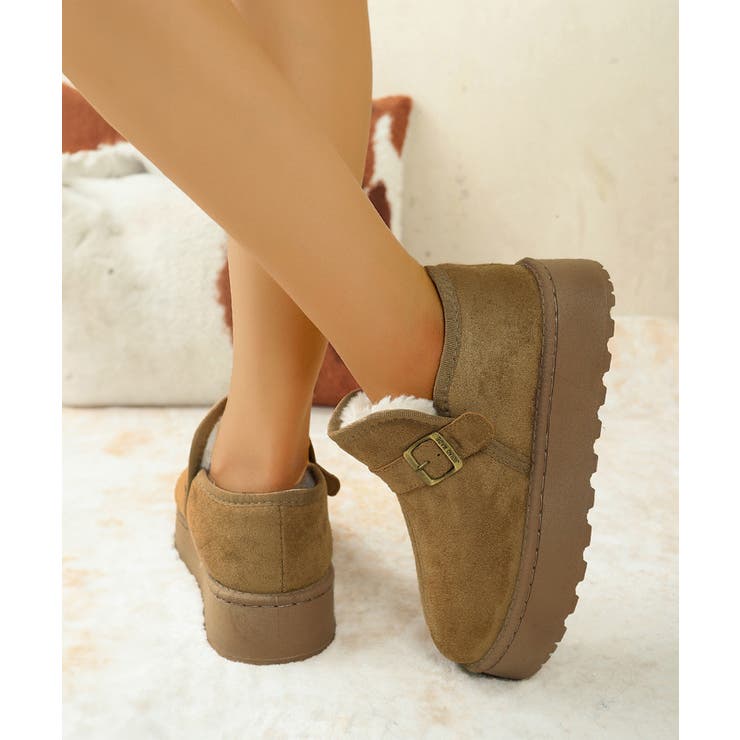 ムートンブーツ 厚底 ショートブーツ 冬 | Miniministore | 詳細画像5 