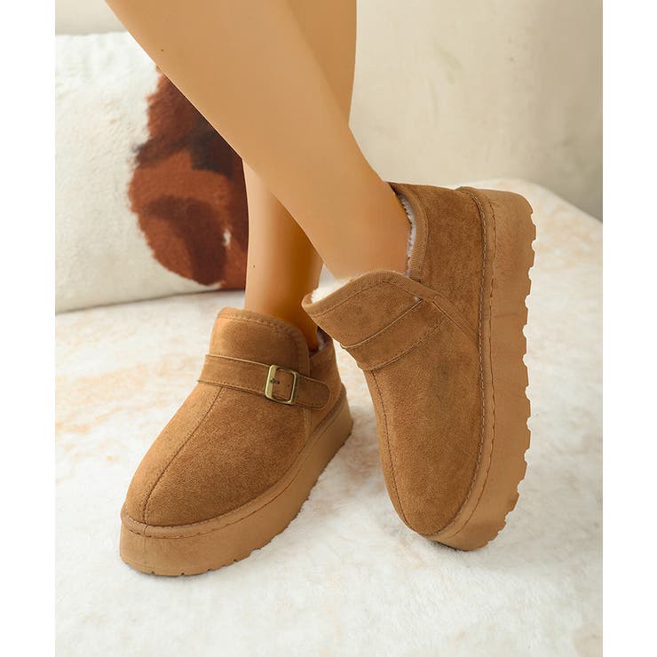 ムートンブーツ 厚底 ショートブーツ 冬 | Miniministore | 詳細画像8 