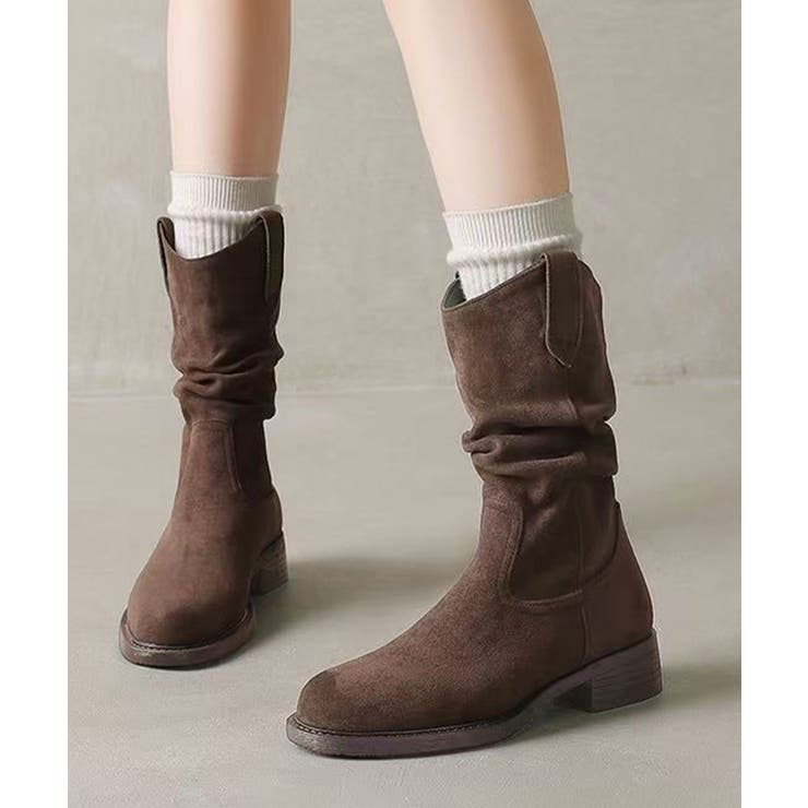 ウエスタンブーツ ミドルブーツ 春秋冬靴 | Miniministore | 詳細画像11 