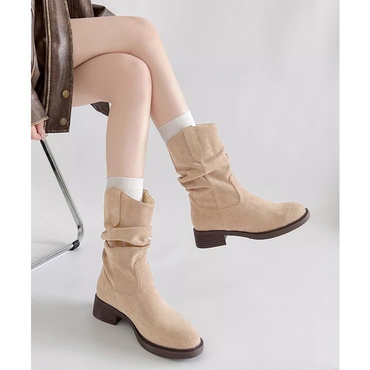 ウエスタンブーツ ミドルブーツ 春秋冬靴 | Miniministore | 詳細画像5 