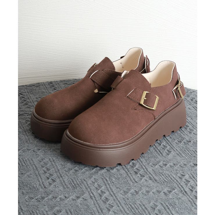 厚底ローファー レディース スエード調 | Miniministore | 詳細画像13 