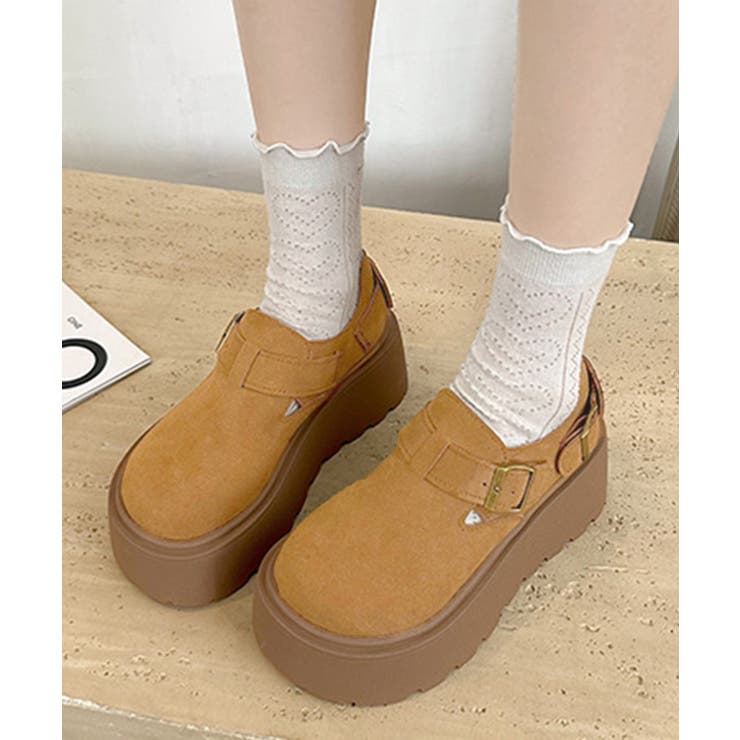 厚底ローファー レディース スエード調 | Miniministore | 詳細画像2 