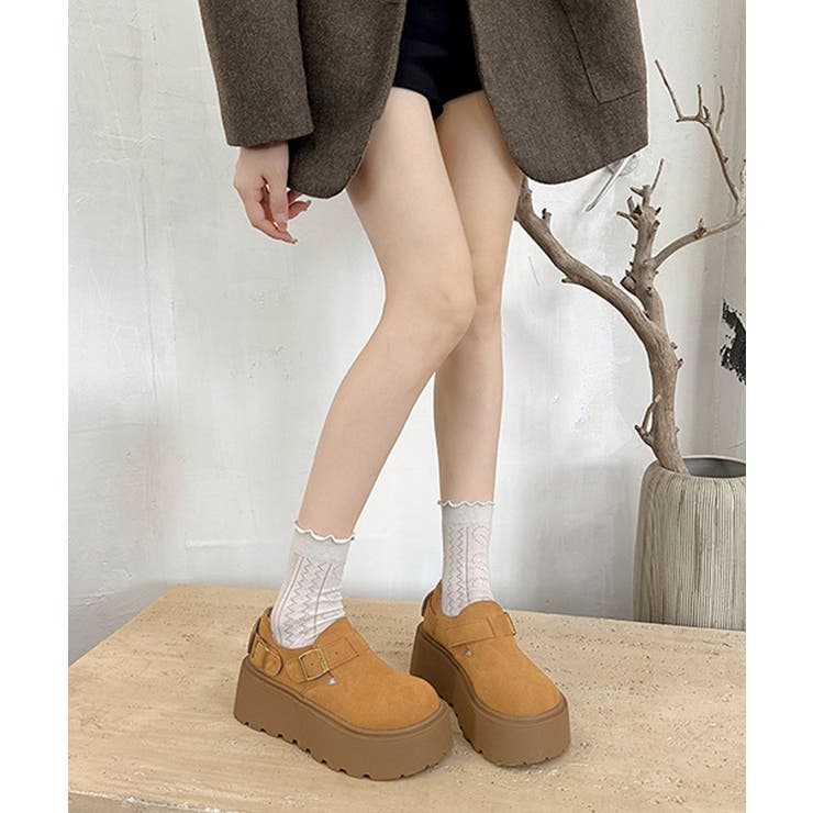 厚底ローファー レディース スエード調 | Miniministore | 詳細画像5 