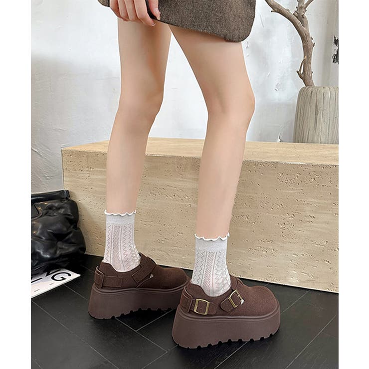 厚底ローファー レディース スエード調 | Miniministore | 詳細画像8 