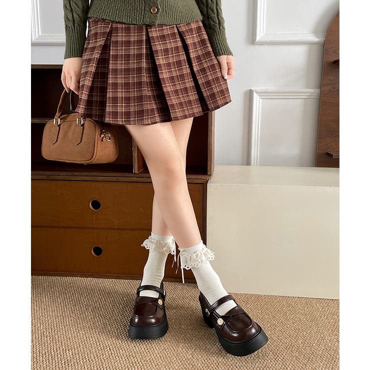 厚底ローファー レディース 太ヒール | Miniministore | 詳細画像14 