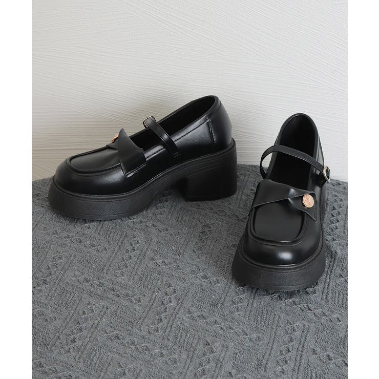 厚底ローファー レディース 太ヒール | Miniministore | 詳細画像20 