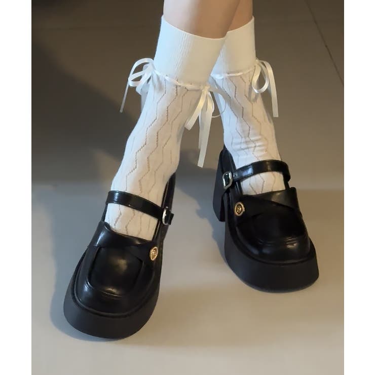 厚底ローファー レディース 太ヒール | Miniministore | 詳細画像9 