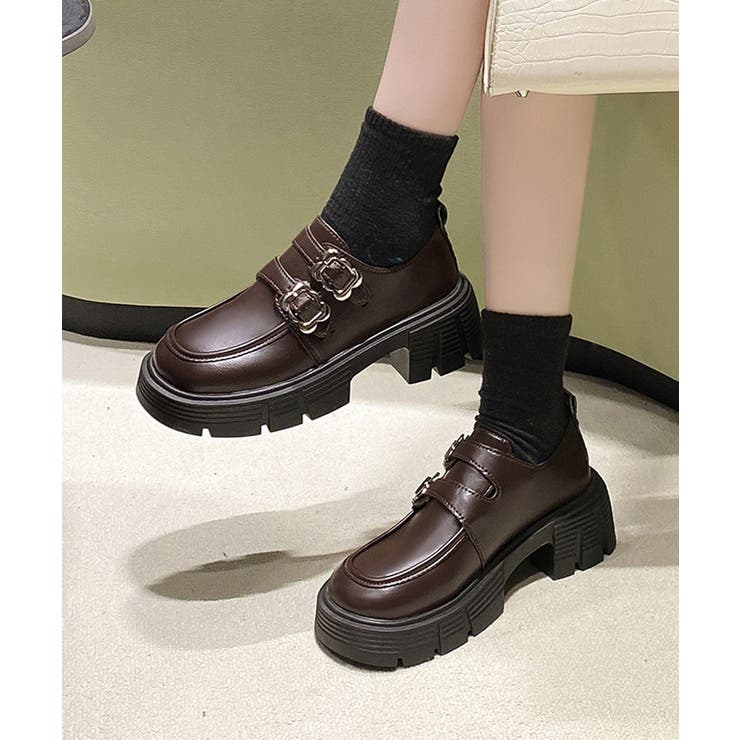 厚底ローファー 美脚 レディース 韓国風 | Miniministore | 詳細画像12 