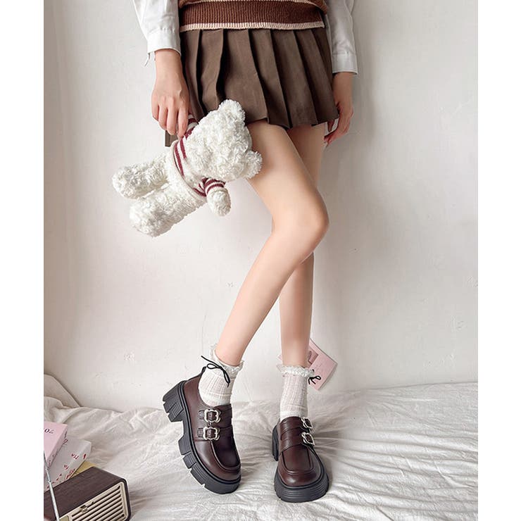 厚底ローファー 美脚 レディース 韓国風 | Miniministore | 詳細画像9 