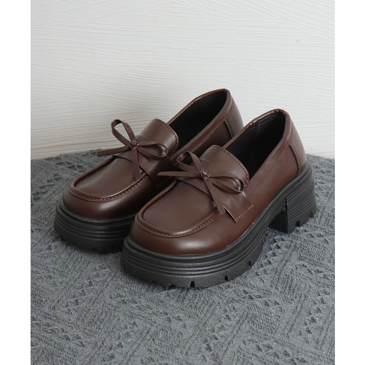 ローファー レディース レザー調 リボン | Miniministore | 詳細画像11 