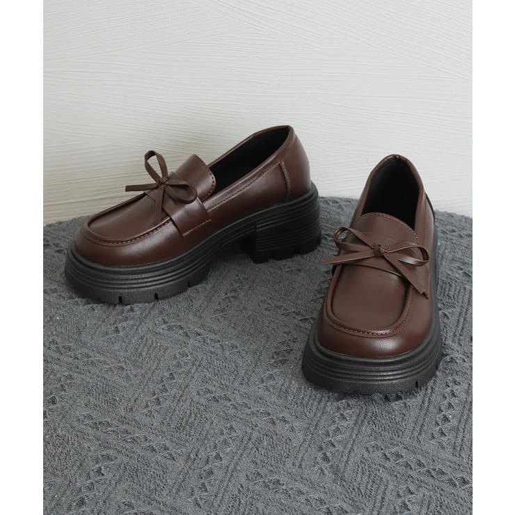 ローファー レディース レザー調 リボン | Miniministore | 詳細画像12 