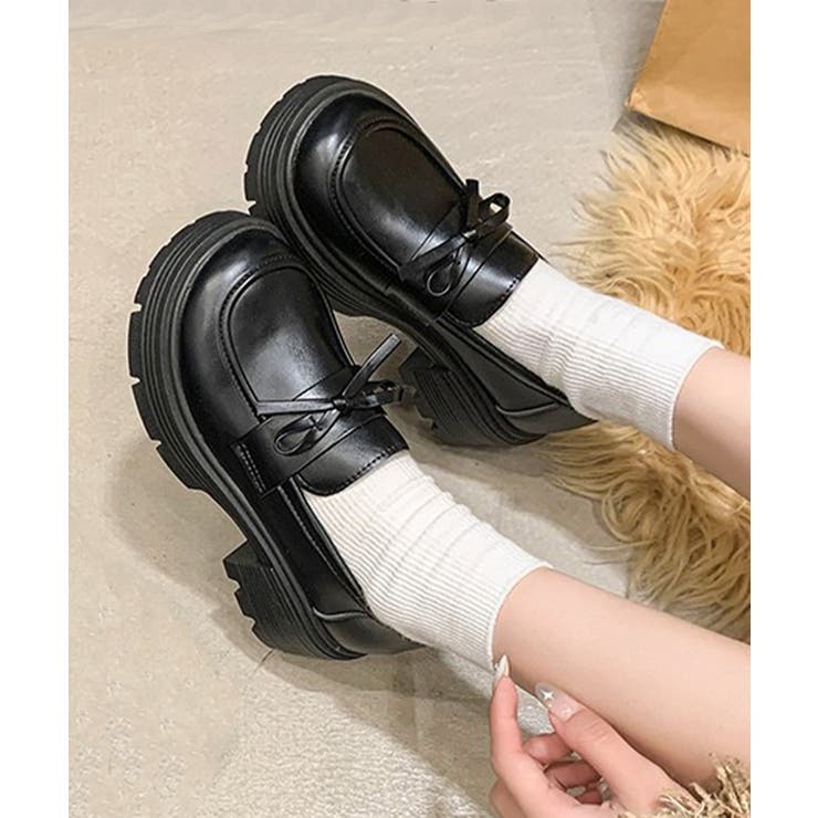 ローファー レディース レザー調 リボン | Miniministore | 詳細画像2 