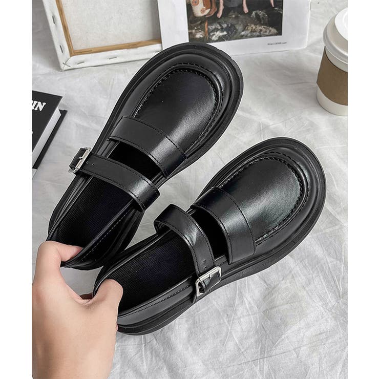 ローファー レディース 厚底 太ヒール | Miniministore | 詳細画像12 