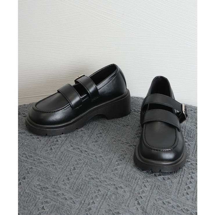 ローファー レディース 厚底 太ヒール | Miniministore | 詳細画像16 