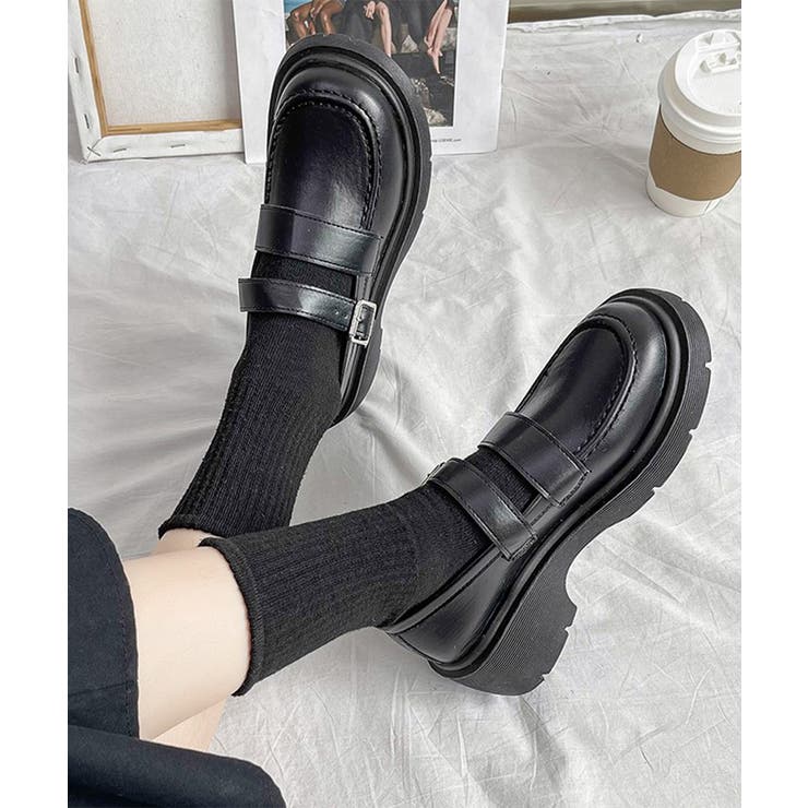 ローファー レディース 厚底 太ヒール | Miniministore | 詳細画像2 