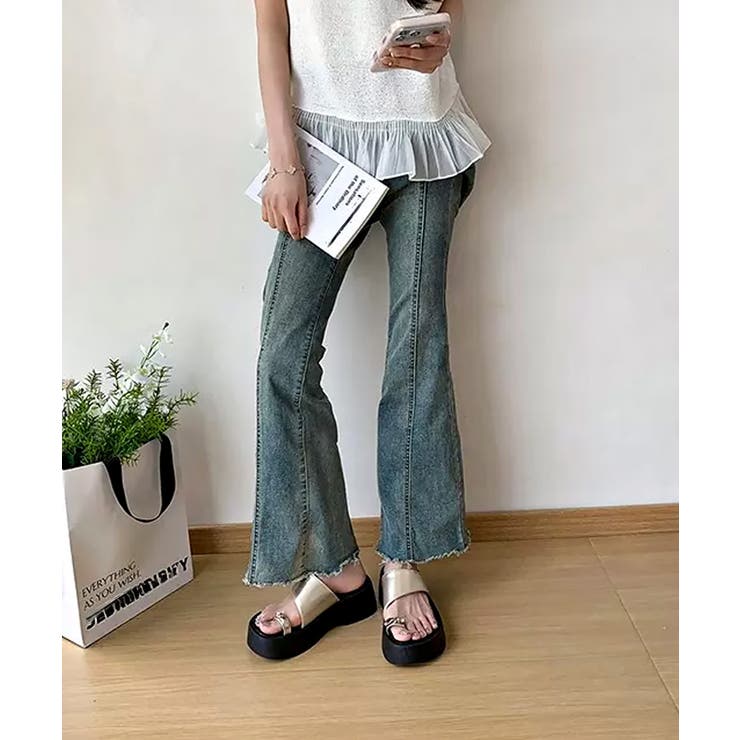 厚底トングサンダル 美脚脚長 おしゃれ靴 | Miniministore | 詳細画像9 