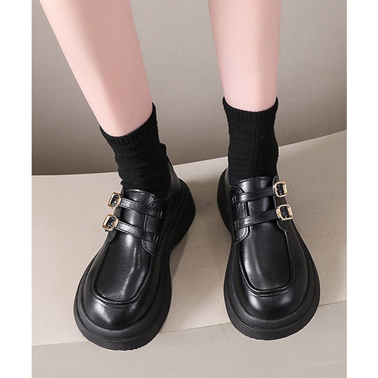 厚底ローファー メアリージェーン靴 美脚 | Miniministore | 詳細画像6 