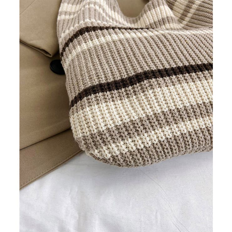 ニットトートバッグ レディース 配色 | Miniministore | 詳細画像10 