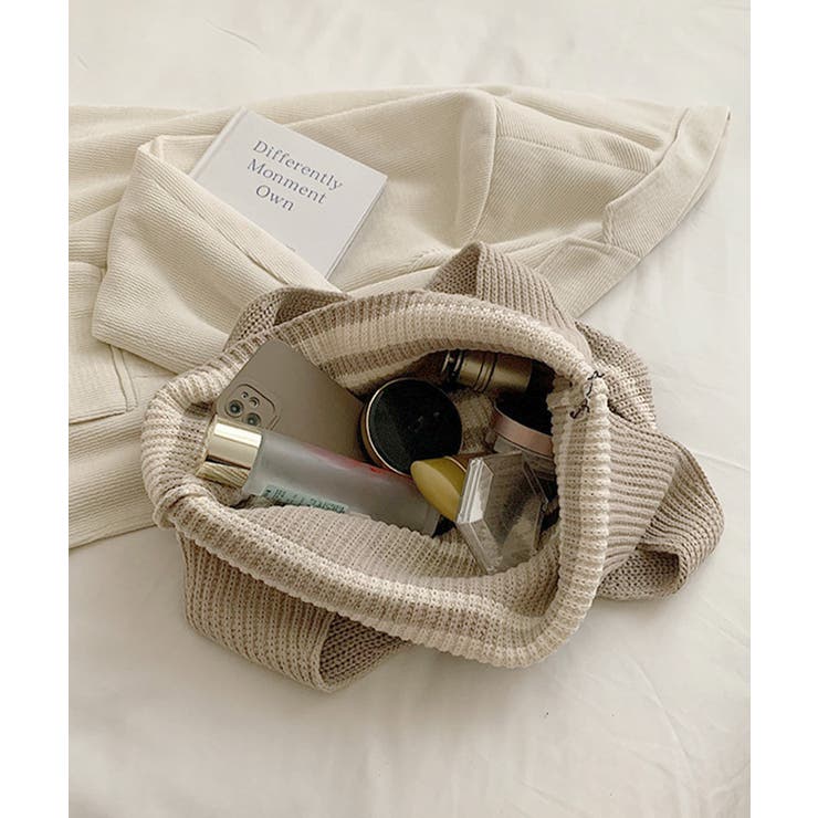 ニットトートバッグ レディース 配色 | Miniministore | 詳細画像12 