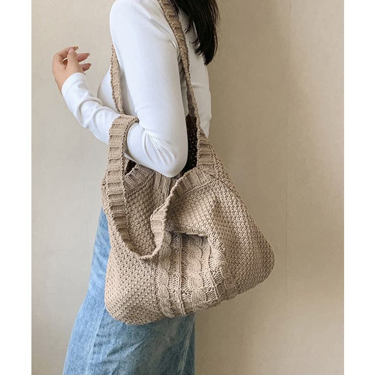 トートバッグ ニット編み レディース | Miniministore | 詳細画像7 