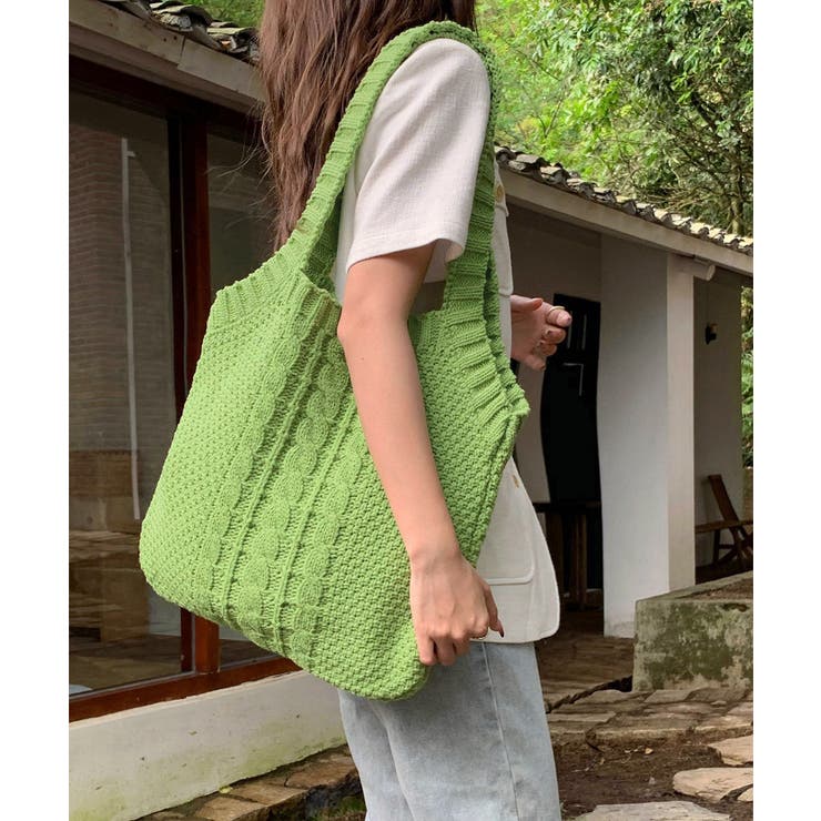トートバッグ ニット編み レディース | Miniministore | 詳細画像9 