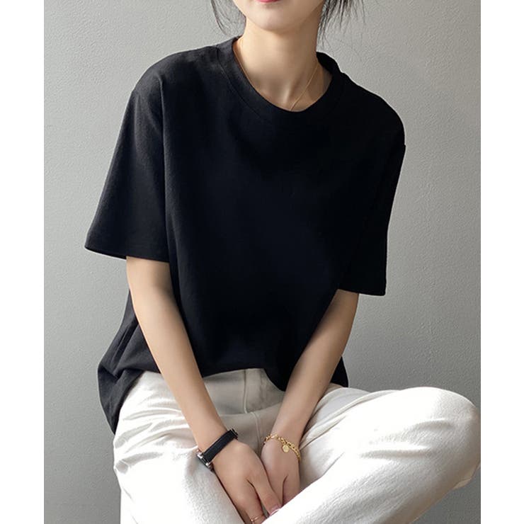 無地tシャツ レディース半袖 クールネック 品番 Ii Aimoon アイモン のレディース ファッション通販 Shoplist ショップリスト
