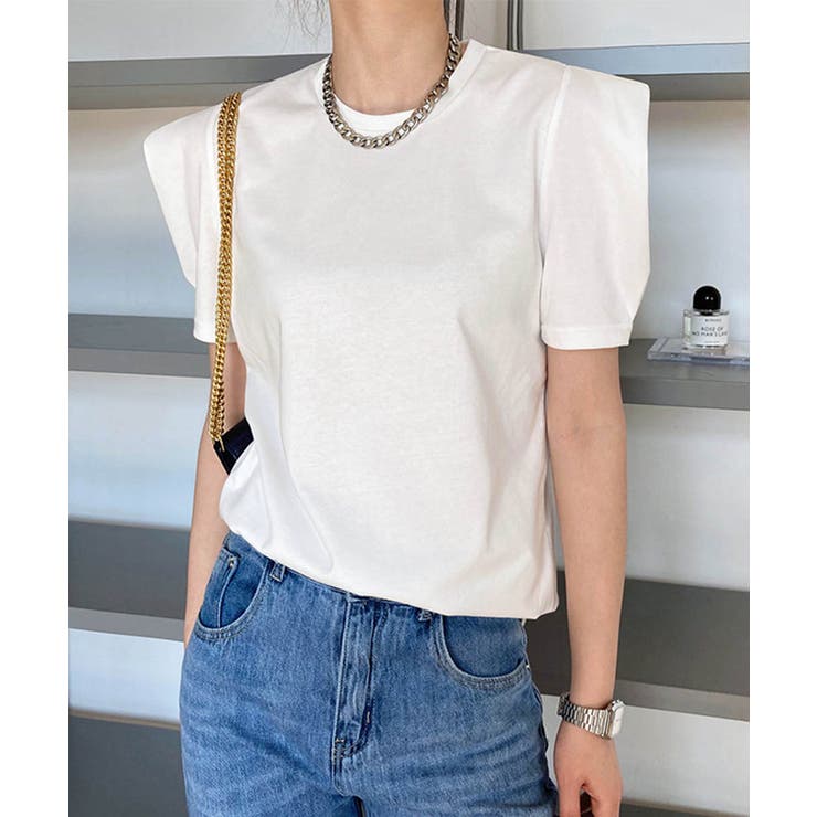 tシャツ 連シルフライス パフスリーブTシャツ レディース AMBIDEX Store △○連シルフライス パフスリーブTシャツ(F クロ