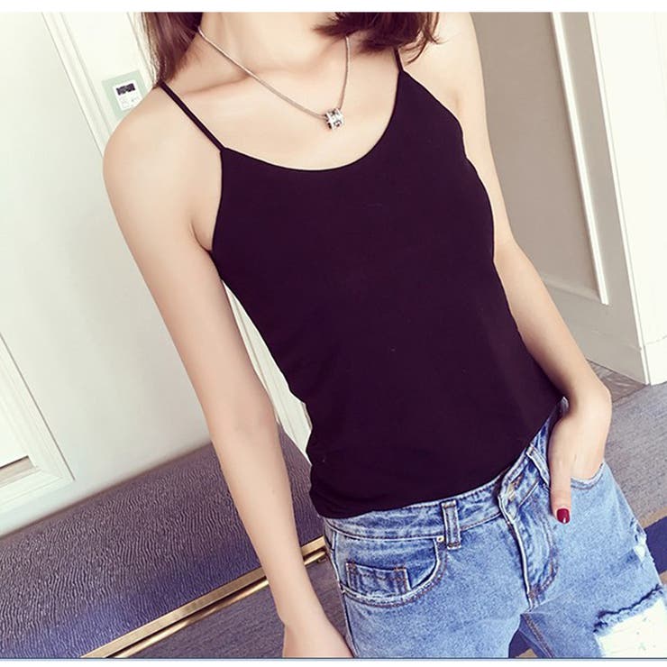 キャミソール 重ね着 タンクトップ レディース インナー 無地 シンプル 人気 品番 Ii Miniministore ミニミニストア のレディースファッション通販 Shoplist ショップリスト