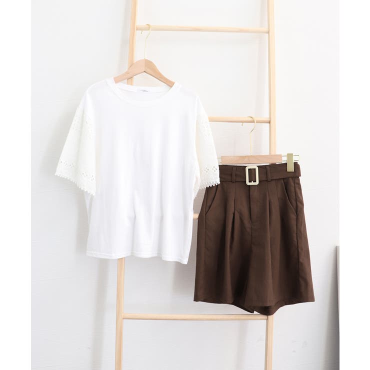 半袖カットソー ショートパンツ 上下セット | Aimoon | 詳細画像9 