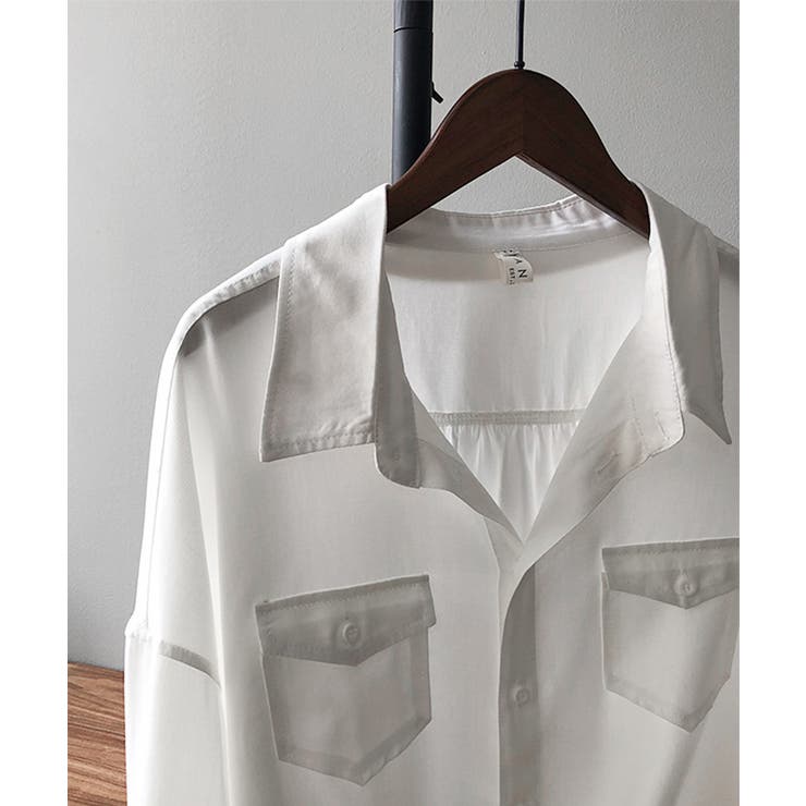 シャツ+ブラウス(長袖+七分) AMERI  White / SHEER TOP Ameri VINTAGE（シャツ/ブラウス(長袖/七分)）のフリマアイテム一覧