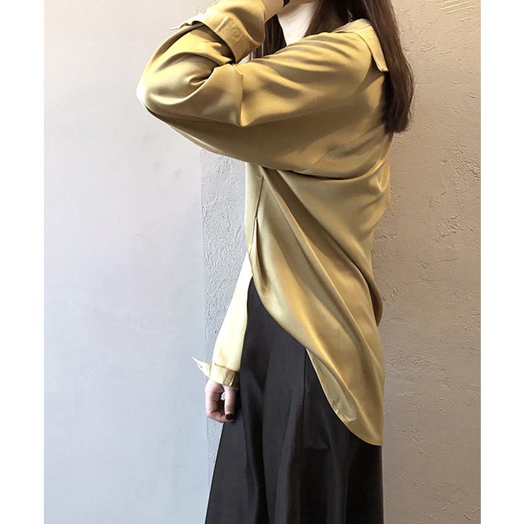 スキッパー シャツ 長袖 レディース 高みえ | Aimoon | 詳細画像4 