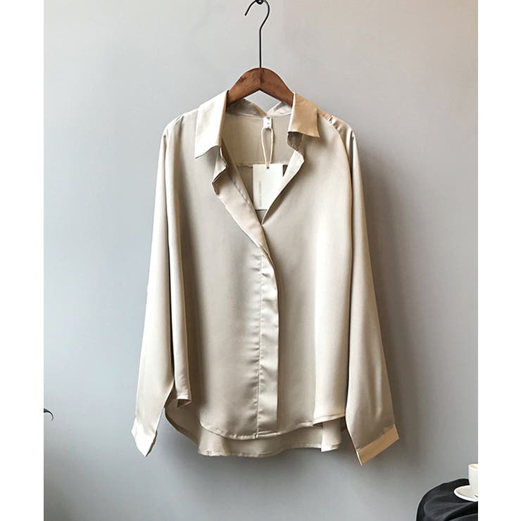 スキッパー シャツ 長袖 レディース 高みえ | Aimoon | 詳細画像7 