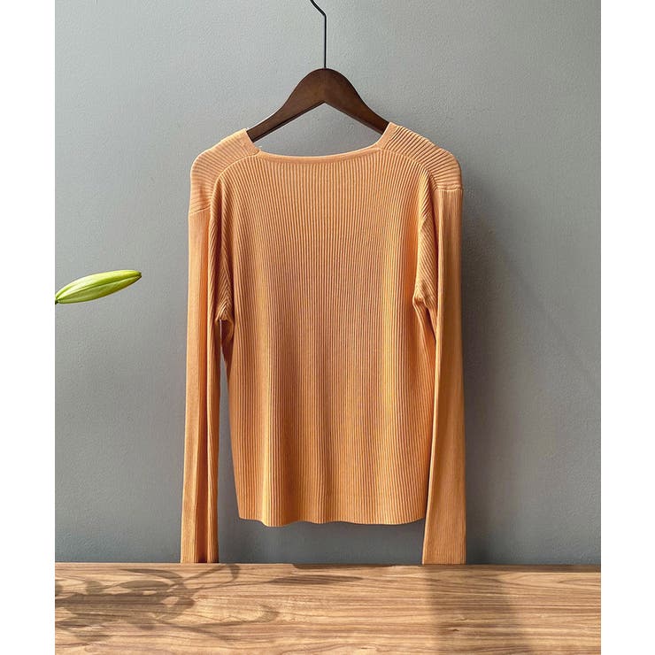 リブニット カーディガン 春夏 レディース | Aimoon | 詳細画像14 