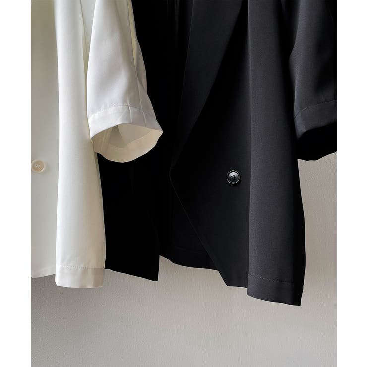 テーラードジャケット 半袖 レディース | Aimoon | 詳細画像10 