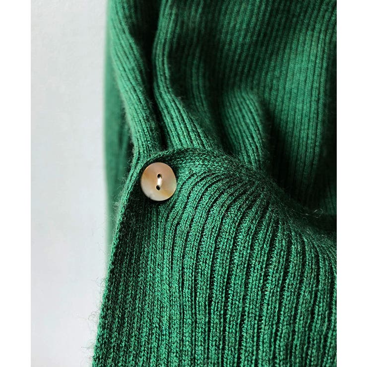 リブニットトップス カシュクール風 韓国 | Aimoon | 詳細画像20 