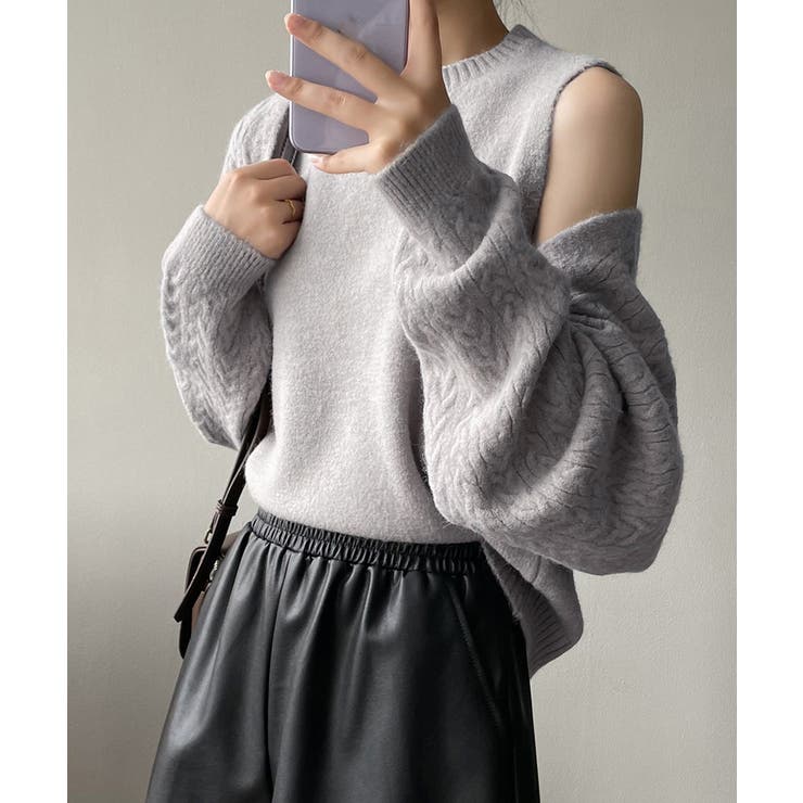 アンサンブル ニット レディース 春秋冬 品番 Ii Aimoon アイモン のレディース ファッション通販 Shoplist ショップリスト