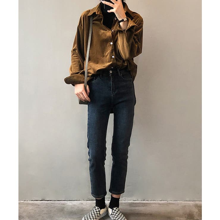 Aimoon スキニー デニムパンツ 裏起毛レディース -ファッション