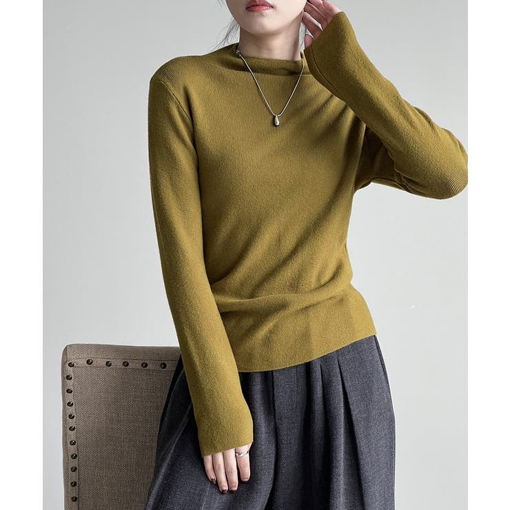 秋冬 ニットトップス レディースきれいめ | Aimoon | 詳細画像12 